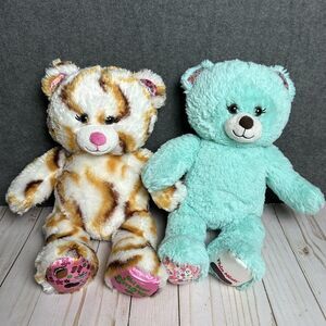 Build A Bear Girl Scouts Thin Mints Cookie Bear And S'Mores  Bear 15" Lot